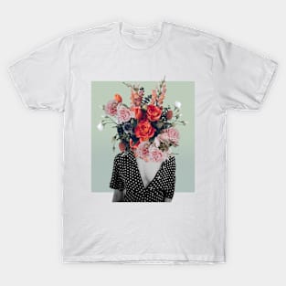 Surreal Flower Bloom Girl T-Shirt